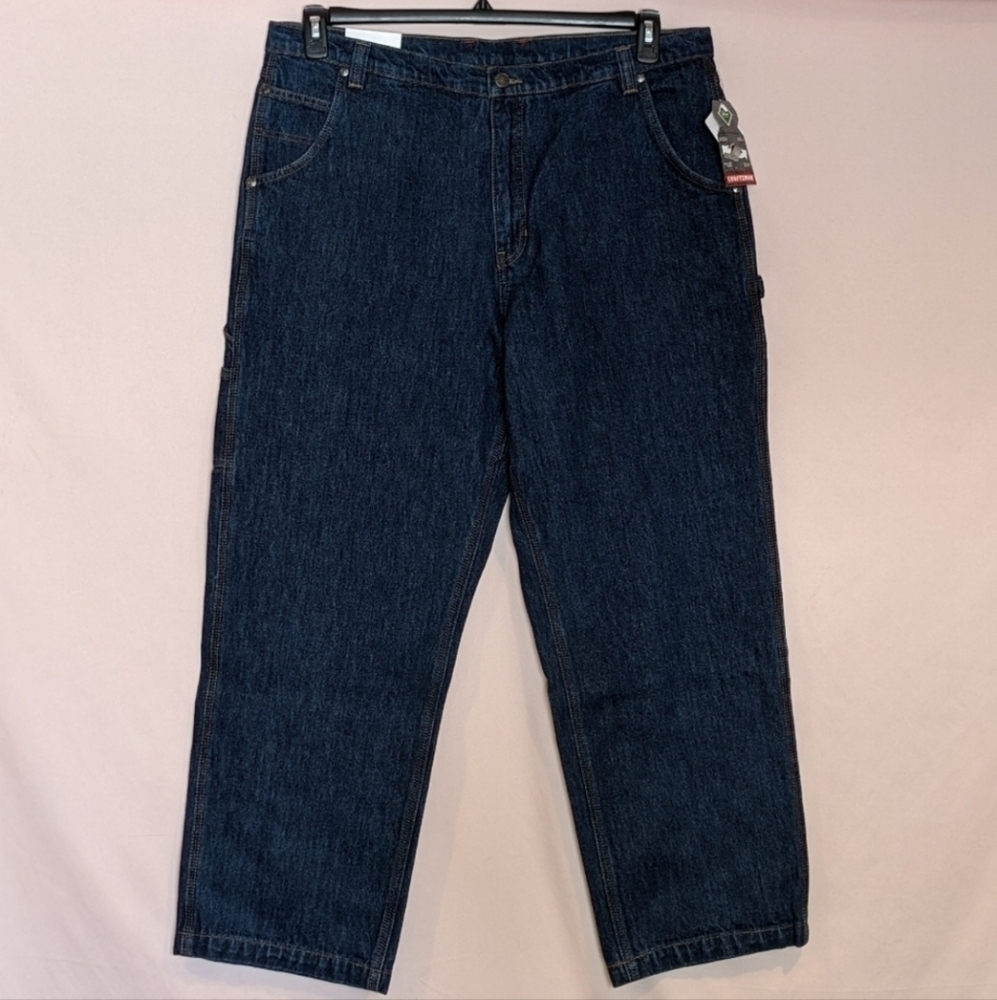 Craftsman Denim Blue Carpenter Jeans size 40x30
